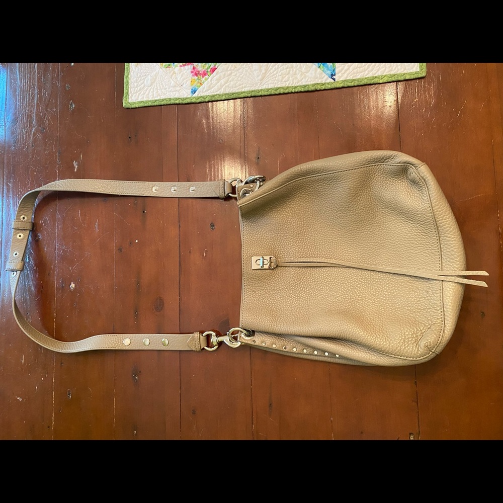 Rebecca Minkoff leather bag, spacious and can be worn cross body